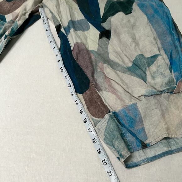 LUUKAA 100% Linen Balloon trousers Size 10 - Picture 7 of 11